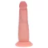 RealRock - kaksinkertaisen tiheyden realistinen dildo (ihonvärinen) - 15,5 cm