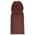 RealRock - kaksitiheyksinen realistinen dildo (ruskea) - 18,5 cm