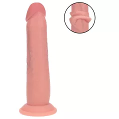   RealRock - kaksitiheyksinen realistinen dildo (ihonvärinen) - 20,5 cm