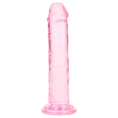   RealRock - realistinen dildo imukupilla (vaaleanpunainen) - 12,7 cm