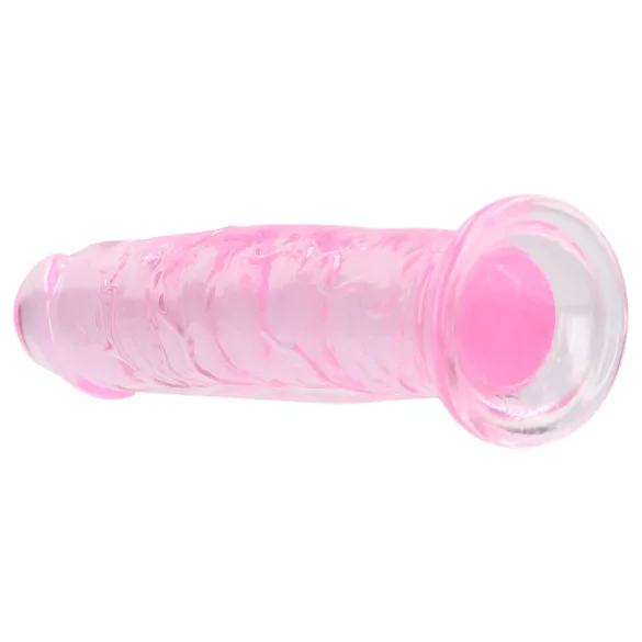 RealRock - realistinen dildo imukupilla (vaaleanpunainen) - 12,7 cm
