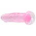 RealRock - realistinen dildo imukupilla (vaaleanpunainen) - 12,7 cm