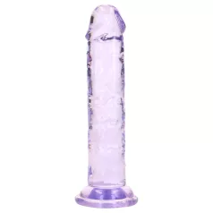   RealRock - aidonnäköinen dildo imukupilla (liila) - 12,7 cm