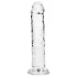 RealRock - aidonnäköinen dildo imukupilla (läpinäkyvä) - 12,7 cm