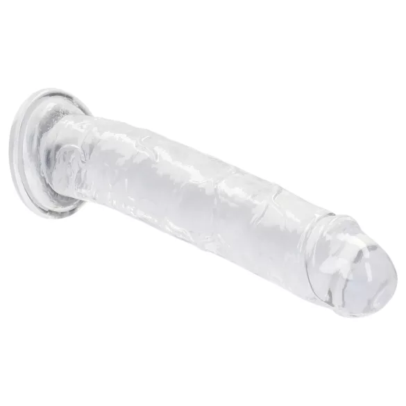 RealRock - aidonnäköinen dildo imukupilla (läpinäkyvä) - 12,7 cm