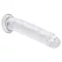 RealRock - aidonnäköinen dildo imukupilla (läpinäkyvä) - 12,7 cm