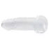 RealRock - aidonnäköinen dildo imukupilla (läpinäkyvä) - 12,7 cm