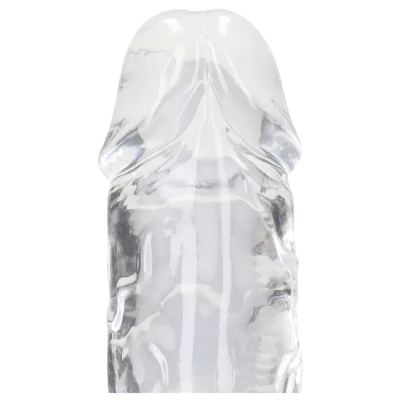 RealRock - aidonnäköinen dildo imukupilla (läpinäkyvä) - 12,7 cm