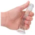 RealRock - aidonnäköinen dildo imukupilla (läpinäkyvä) - 12,7 cm