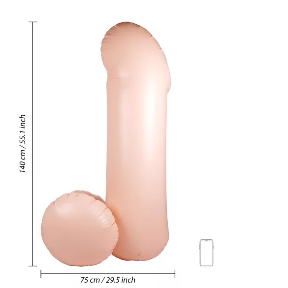 Blow Me Up - ilmatäytteinen penis ilmapallo 140 cm