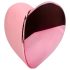 Loveline Tapping Heart - ladattava klitorisvibraattori (pinkki)