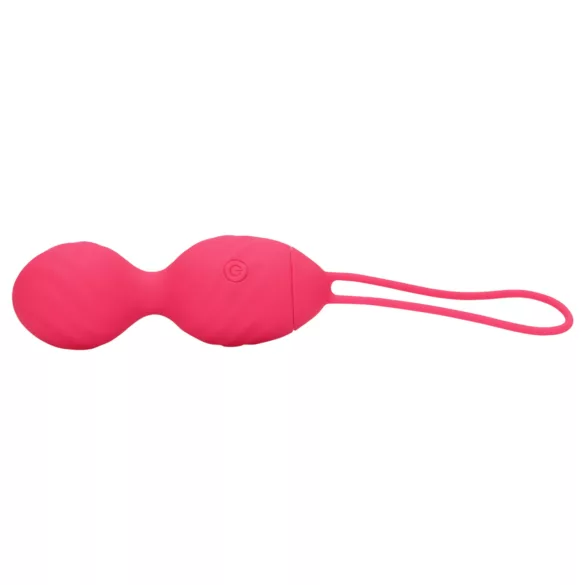Loveline - värisevä geishakuula - uritettu pinta - pinkki