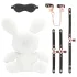 Bondage Rabbit - BDSM pupu naamio - valkoinen