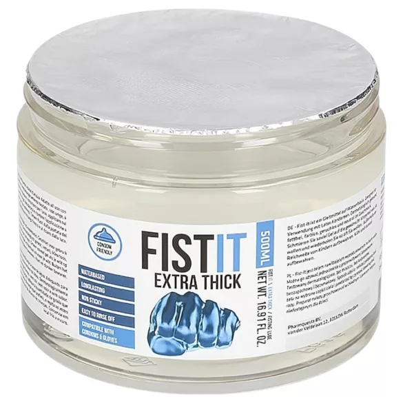 Fist It - erittäin paksu vesipohjainen fisting-liukuvoide - 500 ml