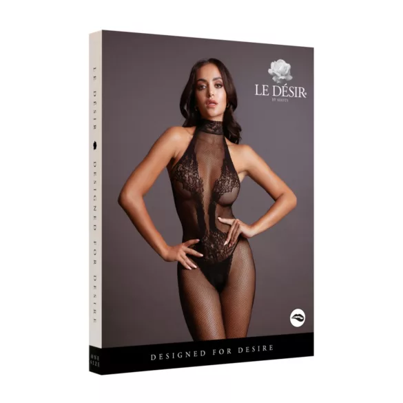 Le Désir - pitsinen verkkobody - musta - S-XL