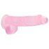 REALROCK - läpikuultava realistinen dildo - pinkki (15 cm)