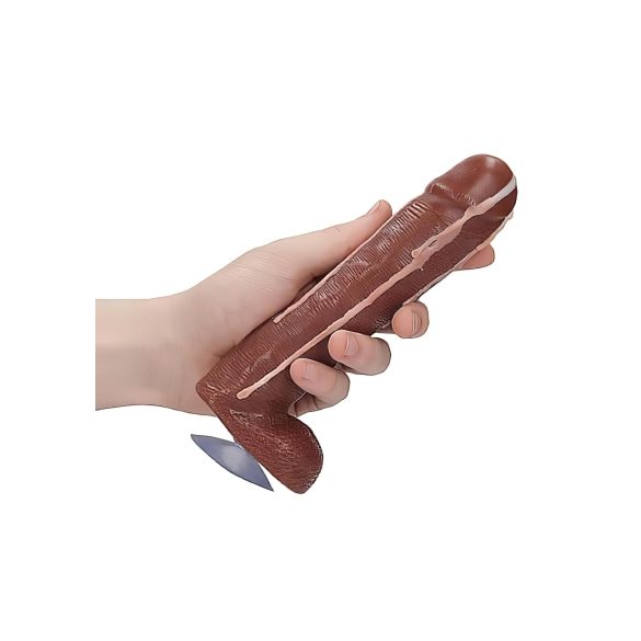 Dicky Cum - penissaippua kiveksillä - ruskea 250g