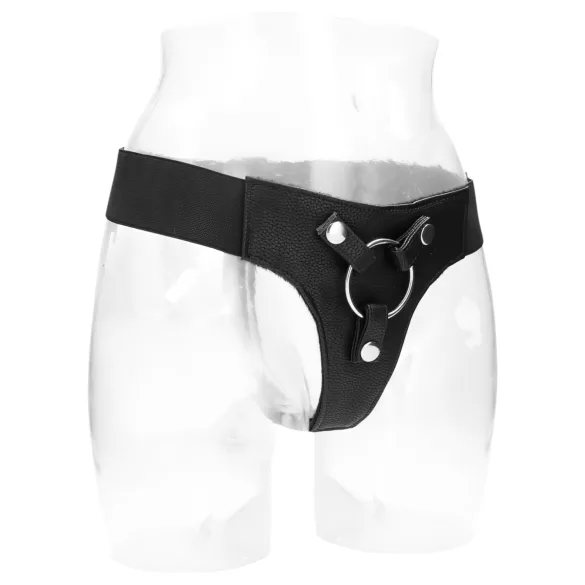 RealRock Elastic - harness alushousut strap-onille - musta