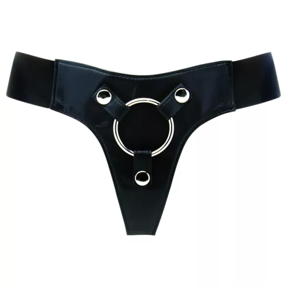 RealRock Elastic - harness alushousut strap-onille - musta