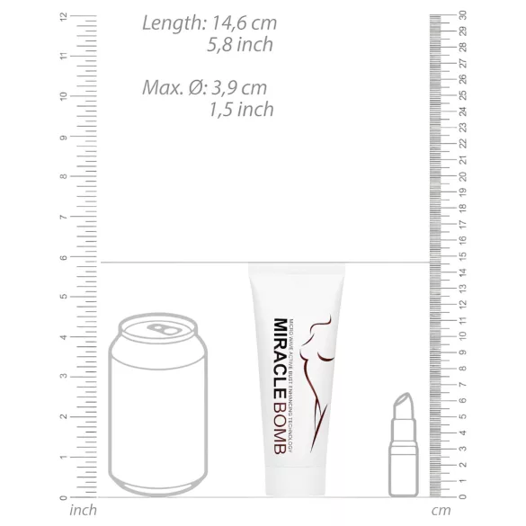 Pharmquests Miracle Bomb - rintojen suurennus- ja kiinteytysvoide 100ml