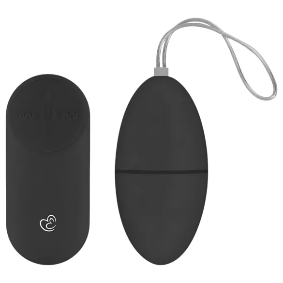 Easytoys - vibraatiomuna kaukosäätimellä 7 rytmiä musta