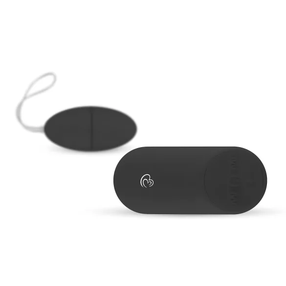 Easytoys - vibraatiomuna kaukosäätimellä 7 rytmiä musta