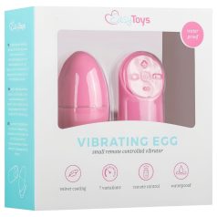 Easytoys - Vibraatiomuna kaukosäätimellä 7 rytmiä pinkki