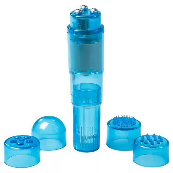 Easytoys - klitoriskiihotin setti - vibraattori - sininen, 5 osaa