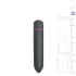EasyToys Bullet - sauvasauva (musta)