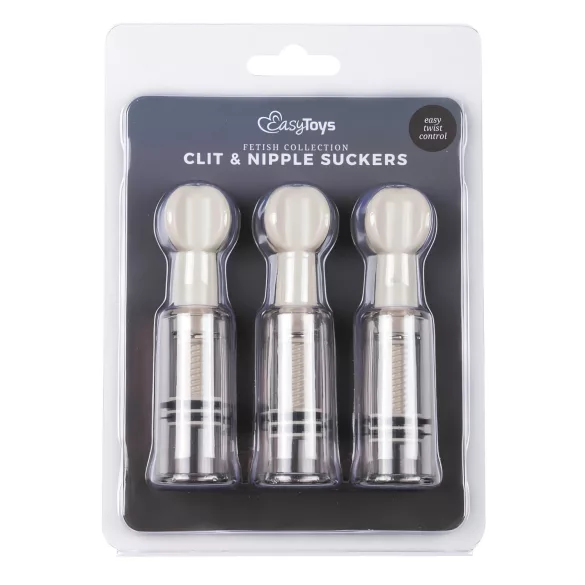Easytoys - nänni- ja vaginapumppusetti - 3 kpl