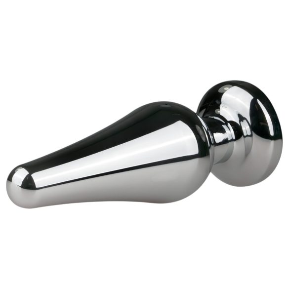 Easytoys Metal No.11 - anaalitappi pinkki kivi - hopea 3,5cm