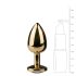 Easytoys Metal No.1 - Valkoinen kivikartio anustappi - kulta (2,5cm)