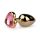 Easytoys Metal No.3 - anustappi - kulta-pinkki (2,5 cm)