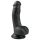 Easytoys - Imukupillinen kiveksellinen dildo (15 cm) - musta