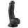 Easytoys - realistinen dildo kiveksillä ja imukupilla 15 cm - musta