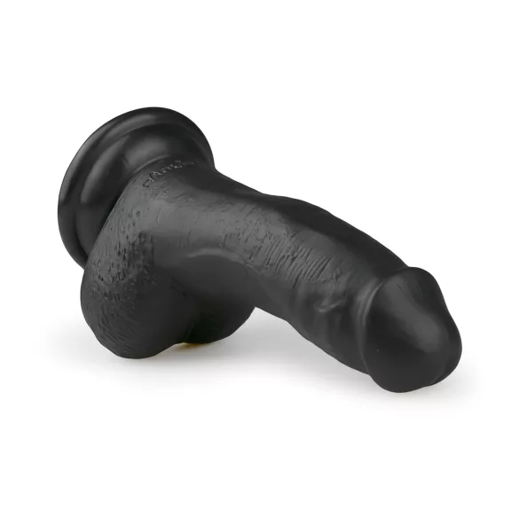 Easytoys - realistinen dildo kiveksillä ja imukupilla 15 cm - musta