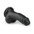 Easytoys - Imukupillinen kiveksellinen dildo (15 cm) - musta