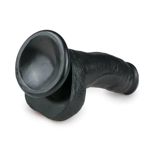 Easytoys - realistinen dildo kiveksillä ja imukupilla 15 cm - musta