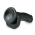 Easytoys - Imukupillinen kiveksellinen dildo (15 cm) - musta
