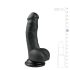 Easytoys - Imukupillinen kiveksellinen dildo (15 cm) - musta