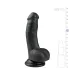 Easytoys - realistinen dildo kiveksillä ja imukupilla 15 cm - musta