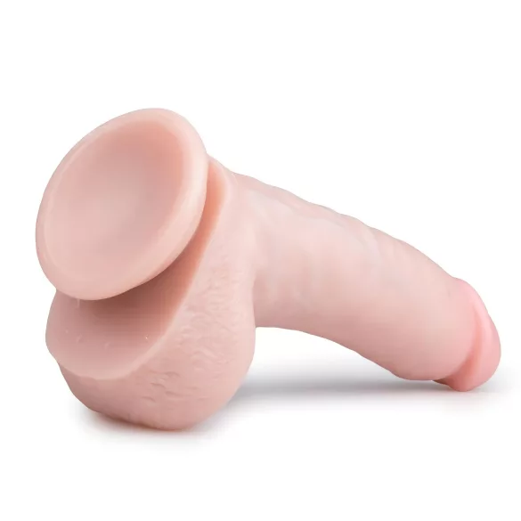 Easytoys - realistinen imukuppidildo kiveksillä 20cm - beige