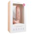 Easytoys - imukuppipohjainen dildo kiveksillä (22,5 cm) - luonnollinen