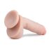 Easytoys - imukuppipohjainen dildo kiveksillä (22,5 cm) - luonnollinen