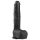 Easytoys - Iso imukuppidildo kiveksillä (29,5 cm) - musta