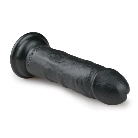 EasyToys - realistinen dildon imukupilla (15,5 cm, musta)