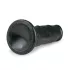 EasyToys - realistinen dildon imukupilla (15,5 cm, musta)