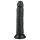Easytoys - realistinen musta dildo imukupilla (20,5 cm)