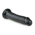 Easytoys - realistinen musta dildo imukupilla (20,5 cm)