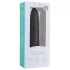 Easytoys Power Vibe - vibraattori - kiertokuvioitu silikoni - musta